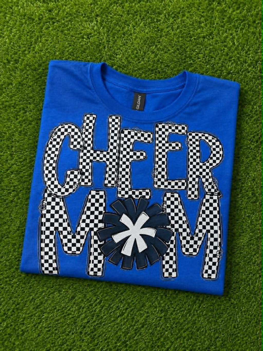 Checkered Cheer Mom